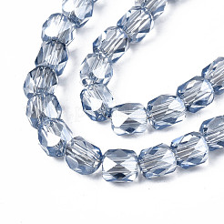 Гальванизируйте прозрачное стекло бисер нитей EGLA-N002-13-B02