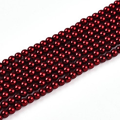 Выпечка из окрашенного перламутрового стекла жемчужные бусинки HY-N002-2mm-A13