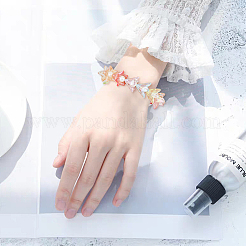 240шт 8 цвета прозрачные акриловые колпачки для бусин&nbsp;OACR-FH0001-050