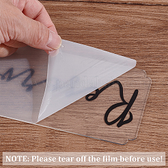 Акриловый знак бронирования мест&nbsp;AJEW-WH0534-61B