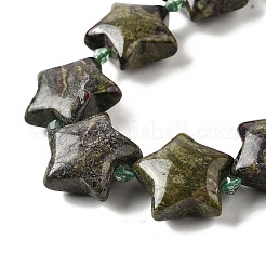 Бисер натуральный дракон крови пряди G-U023-C01-07