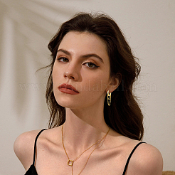 12 шт. 6 стиля серьги-гвоздики из нержавеющей стали и латуни и хирургической нержавеющей стали 316 EJEW-FI0002-79