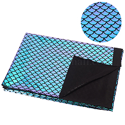 Polyesterstoff mit Fischschuppenmuster&nbsp;DIY-WH20081-102