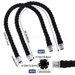 Практичная ручка для сумки из витой хлопковой веревки&nbsp;FIND-WH0116-34B