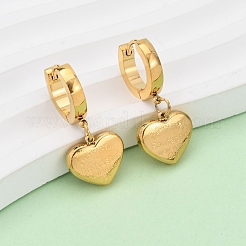 Серьги-кольца из нержавеющей стали 304 EJEW-F393-18G