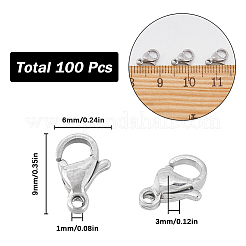 100 шт. карабины из нержавеющей стали 304 STAS-SC0007-16