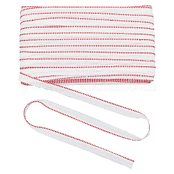 Bandeaux de livre en polyester, pour la décoration de la reliure, rouge, 5/8 pouce (15 mm), environ 109.36 yards (100 m)/rouleau