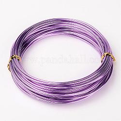 Aluminum Wire, Medium Purple, 12 Gauge, 2mm, 6m/roll