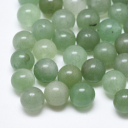 Perle avventurina verde naturale, mezzo forato, tondo, 12mm, mezzo buco: 1.2 mm