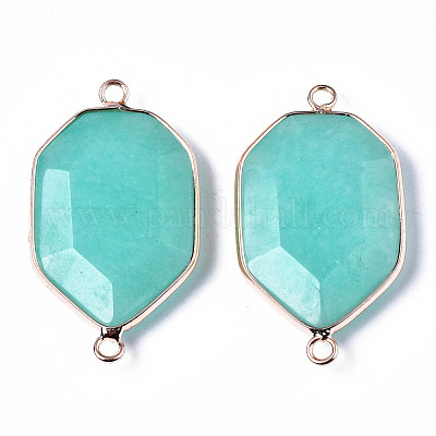 Соединители звеньев естественного белого нефрита G-S359-280I-1