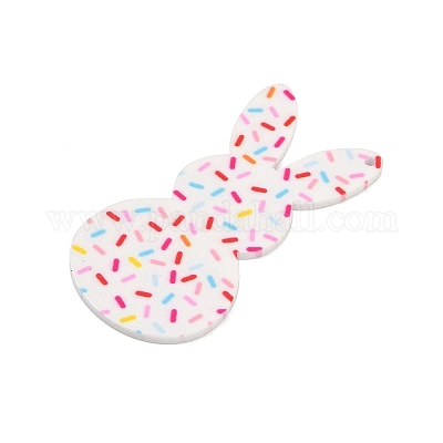 Подвески из акрила с пасхальным принтом OACR-E044-02D-1