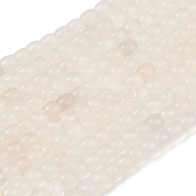 Серые натуральные бусины из агата  G-C258-01-1