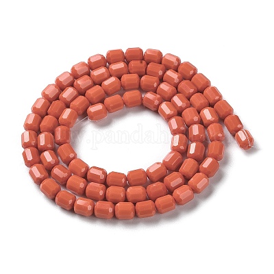 Непрозрачное стекло бисер нитей GLAA-G112-03O-1