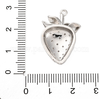 Латунные микро проложить кубического циркония подвески KK-F895-17C-P-1