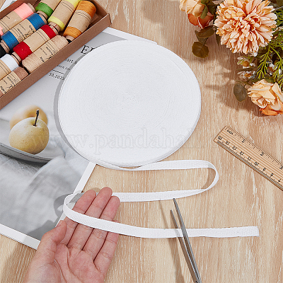 40м поликоттоновая лента с узором «елочка» OCOR-WH0003-076A-02-1