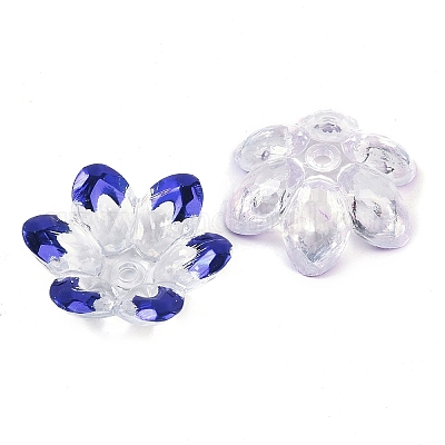 Placage de capuchons de perles en acrylique&nbsp;OACR-H118-06-1