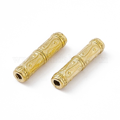 Вакуумное покрытие pvd 201 нержавеющая сталь трубчатые бусины STAS-J401-VC851-1