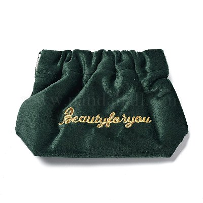 Бархатный кошелек для мелочи с пружинной застежкой ABAG-P009-A01-1