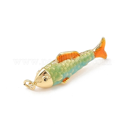 Латунь эмаль подвески&nbsp;KK-L255-03G-B-1