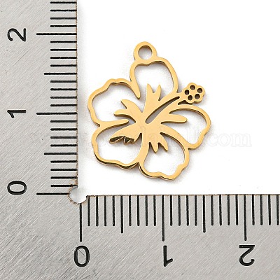 Подвески из позолоченной нержавеющей стали 304 STAS-L271-01G-02-1