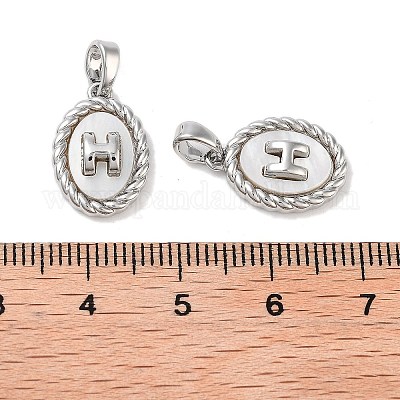 Подвески из латуни и ракушек KK-B102-28P-1