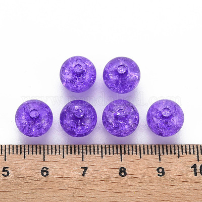 Прозрачных бусин акриловые треск MACR-S373-66C-N21-1