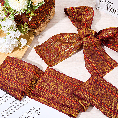 Широкая лента из полиэстера и жаккарда OCOR-WH20006-71C-1