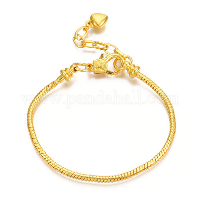 Латуни европейский браслет стиль делает MAK-R011-03G-1