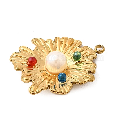 Подвески из стекла из нержавеющей стали 304 STAS-Z149-04G-01-1