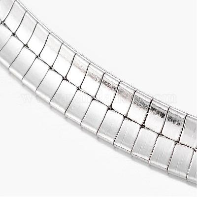 Не тускнеющие ожерелья из нержавеющей стали 304 NJEW-D274-04P-1