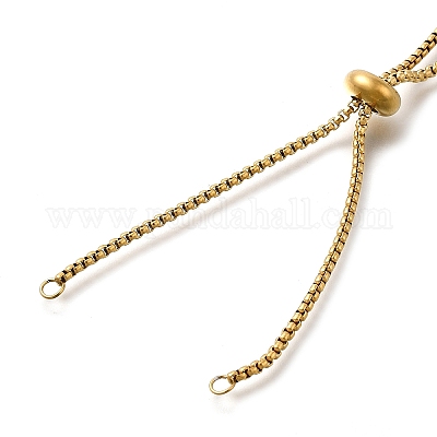 Регулируемый слайдер из нержавеющей стали 304/изготовление браслетов-боло STAS-I153-03G-02-1