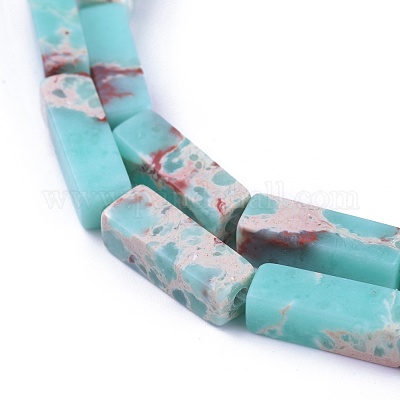 Синтетические имперские нитки из бисера яшмы X-G-E508-02G-1