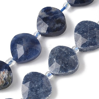 Природный содалит бисер нитей G-D316-A02-1