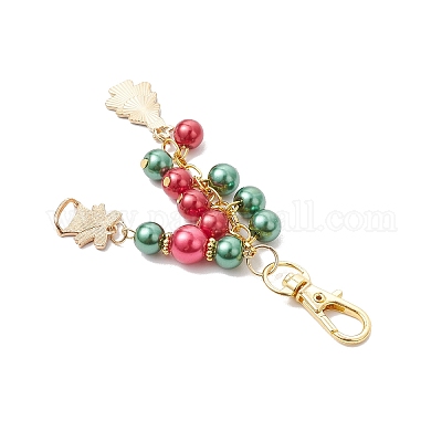 6 шт. рождественские украшения из эмалевого сплава HJEW-JM03684-1