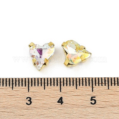 Латунные стеклянные стразы пришивные стразы RGLA-U001-05G-01-1