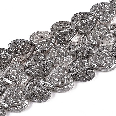 Прозрачные стеклянные бусины&nbsp;GLAA-N012-02B-1