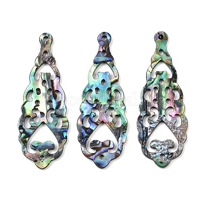 Подвески из акриловых ракушек OACR-B039-01-1