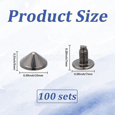 100 шт. заклепки из сплава&nbsp;FIND-GF0008-57B-1