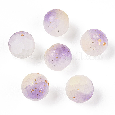 Стеклянные бусины с эффектом потрескивания X1-DGLA-T004-01E-1