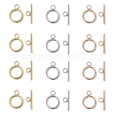 Ионное покрытие (IP) 304 нержавеющая сталь кольцевые застежки-тоглы STAS-CJ0001-46-1