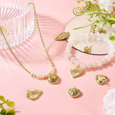 6шт 6 стиля латунные подвески KK-TA0002-23-1