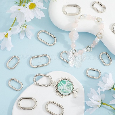 18шт 3 стиля пружинные кольца из цинкового сплава FIND-SP0001-13-1