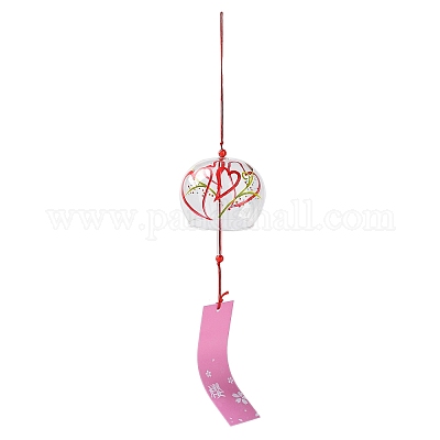 Windspiel aus Glas&nbsp;HJEW-XCP0001-19-1