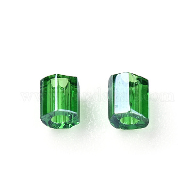 Смешанный сорт стекляруса стекляруса и шестиугольника две граненые бусины GLAA-N001-01-1