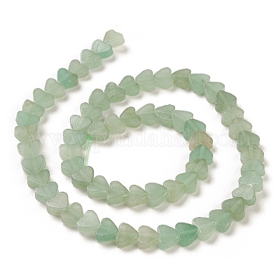 Естественный зеленый авантюрин бисер нитей G-M403-A14-1