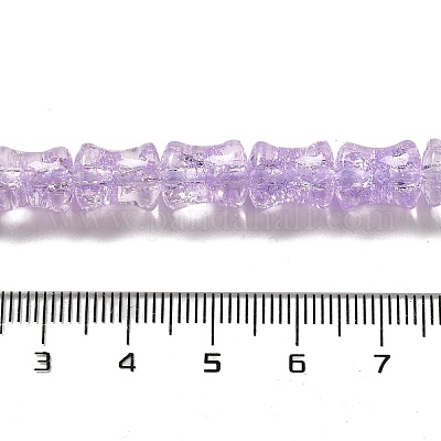 Прозрачные треск стекла бисер нитей GLAA-D025-01G-1