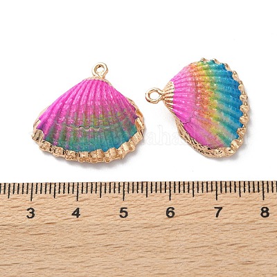 Подвески из морской оболочки SSHEL-B002-07G-05-1