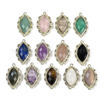 Натуральные драгоценные камни ограненные конский глаз звенья G-B126-02G-1