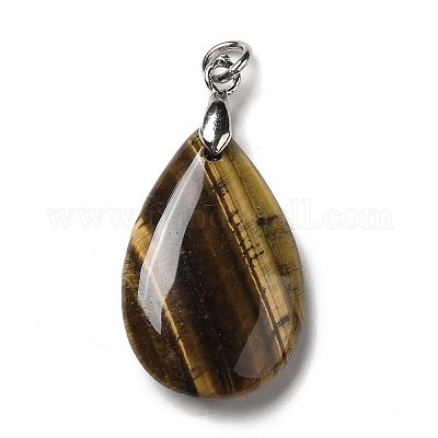 Природных тигровый глаз подвески G-H286-04P-03-1