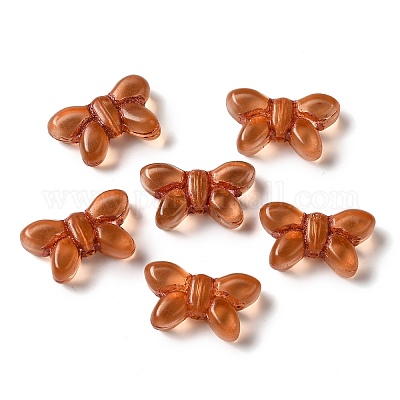 Прозрачные бусины лэмпворк LAMP-P065-02A-05-1